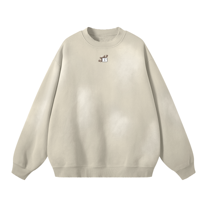 Monkey Washed Fleece Crewneck (CN001)