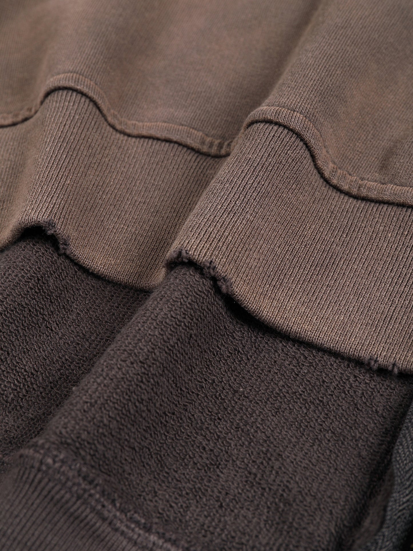 Hand-Frayed Zip Hoodie (ZH001)